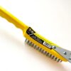 A Worldwide Surfacemaster 4 Row Hand Wire Brush with Scraper